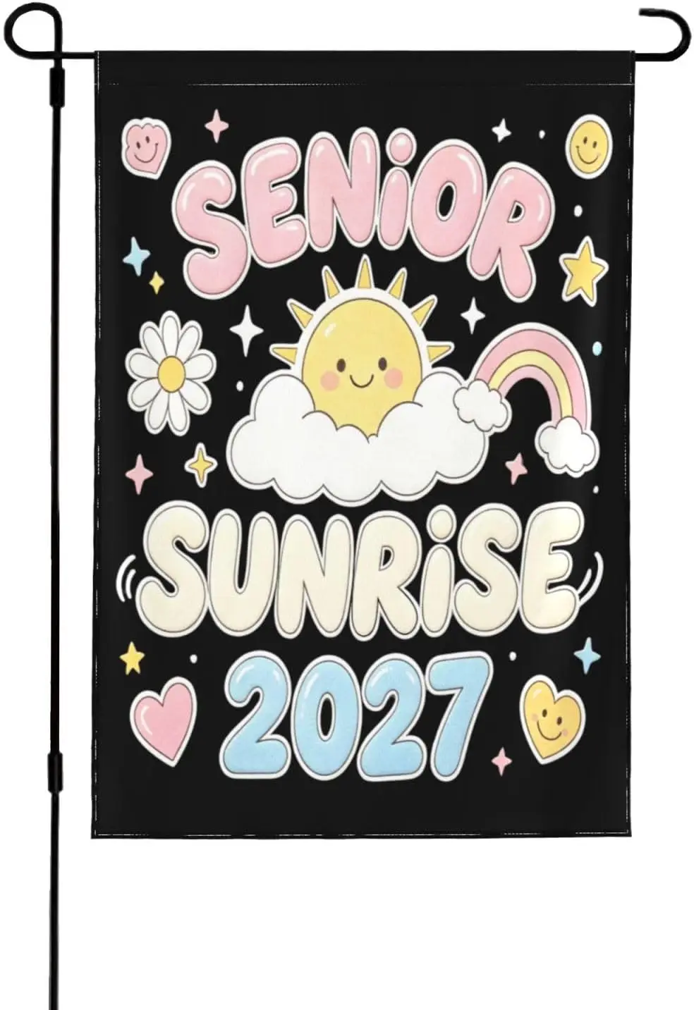 12x18 In Senior Sunrise 2027 Class Of 2027 flag High School Graduation Garden Flag Yard Sign House Flag yyi