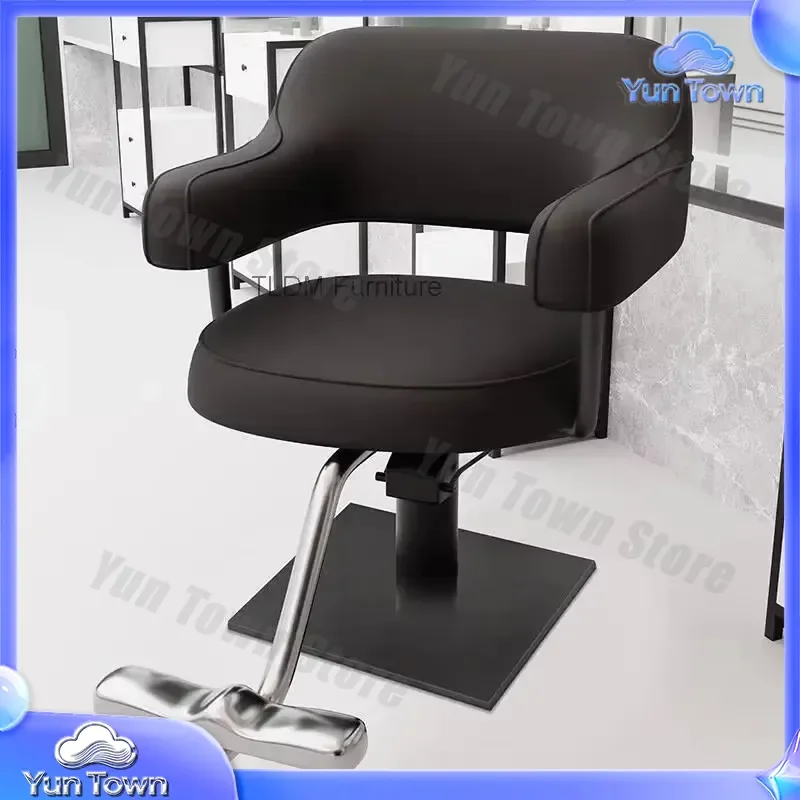 Spa Level Barber Chair for Salon Professional Use Adjustable Height Hydraulic Hairdressing Chair Luxury Comfort Cadeira De