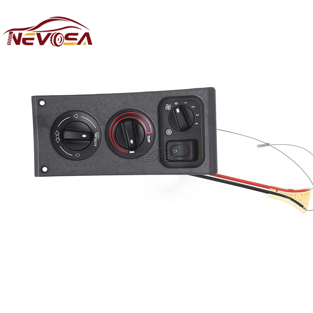 NEVOSA Panel For Scania 4 Series 1996-2005 Truck Switch 1504907 Climate Heater Control Combined Switches Air-Conditioning