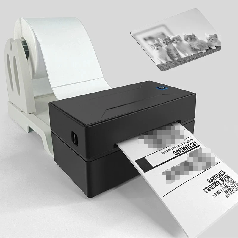 

Thermal Label Printer Bluetooth-compatible Suitable for Retail Sales Home Office Single-sided Printer Without Ink Surface D100