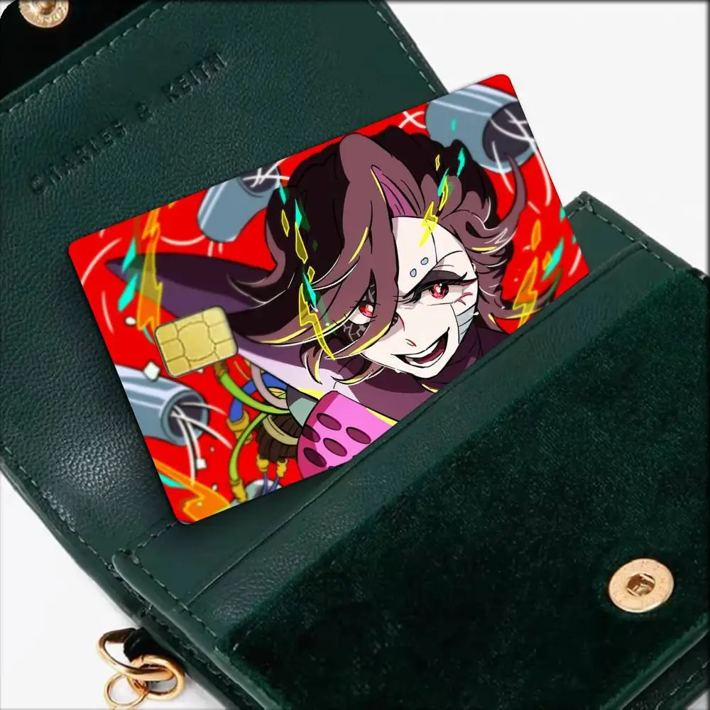 M-Mettaton undertale Waterproof Film Skin Cover Credit Card Stickers Debit Front Bank Bus Pass
