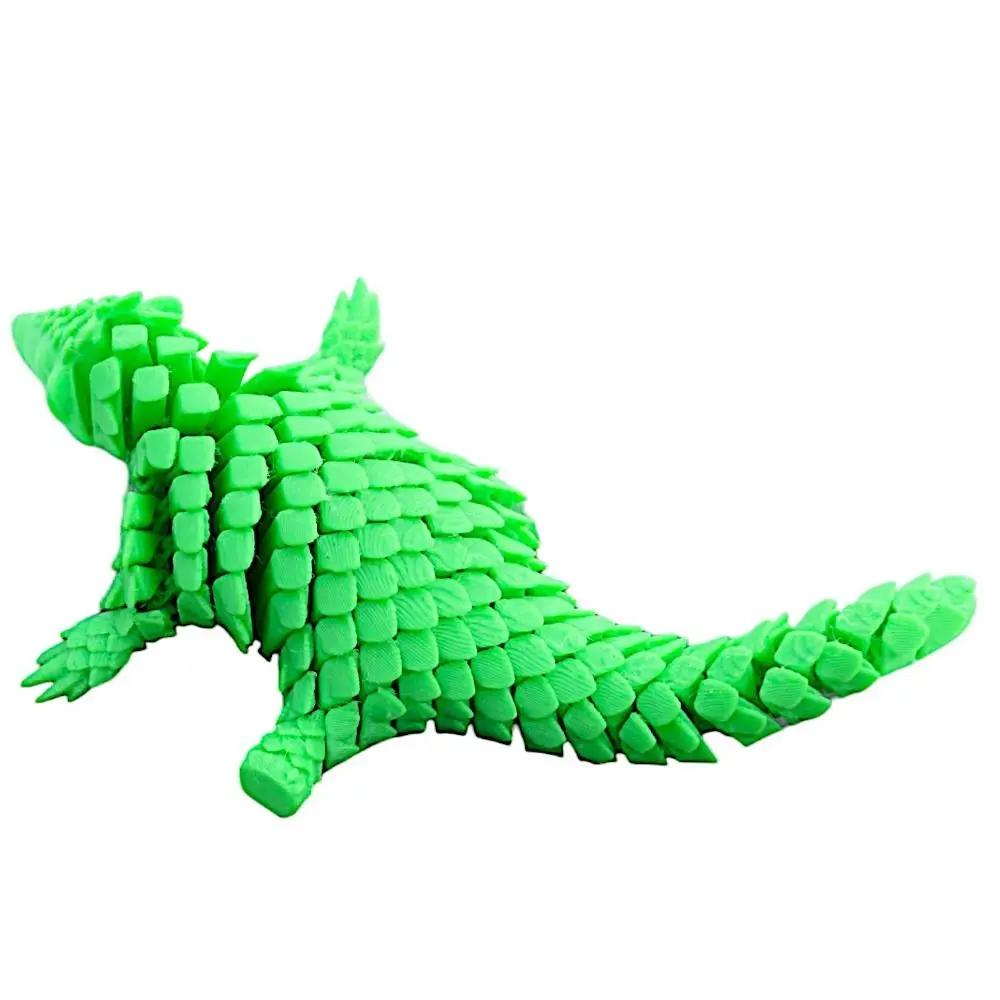 Giunti mobili Stampato in 3D Pangolin Artigianato realistico Pangolin Ornamento Figurina di cartone animato Stampato in 3D Pangolin Giocattolo per bambini