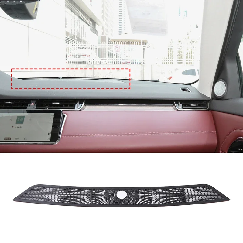 For Land Rover Range Rover Evoque 2020+ Aluminum Alloy Car Dashboard Air Outlet Anti-clogging Grille Decorative Cover Sticker