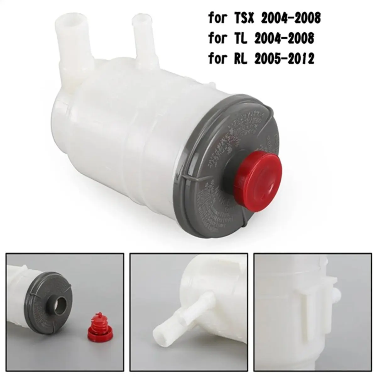 Compatible For Honda Accord Power Steering Pump Fluid Reservoir Tank Bottle 53701SDAA01