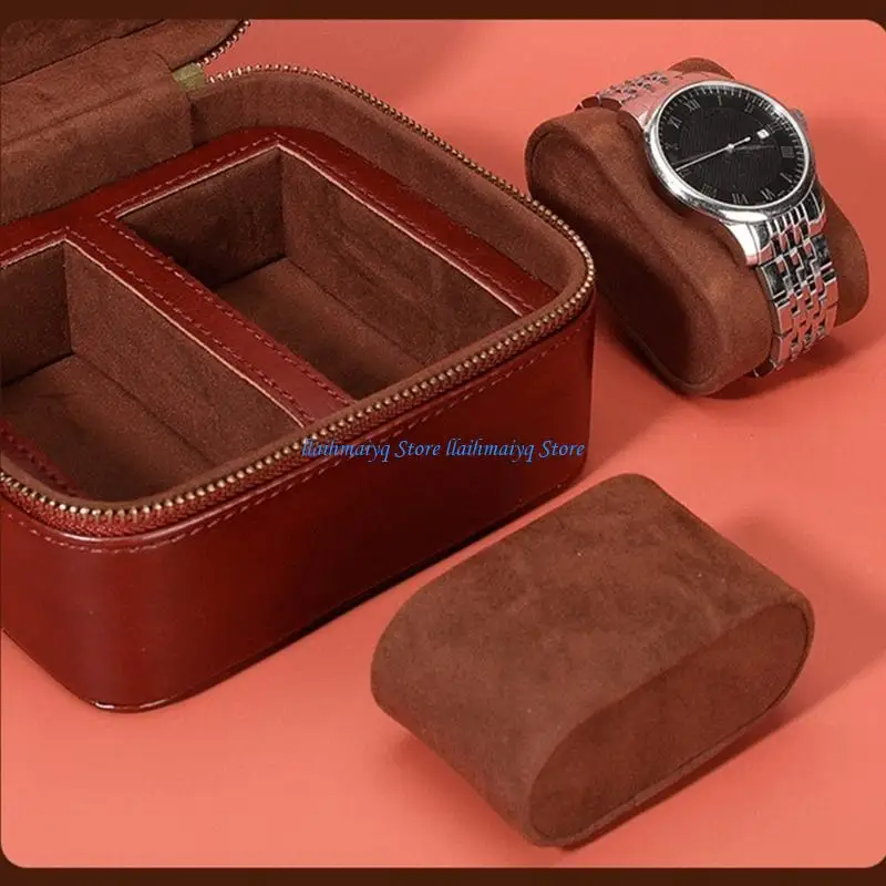 573B Watch Display Case لمحبي ساعة Watch Pu Leather Writhatch Case Jewelry