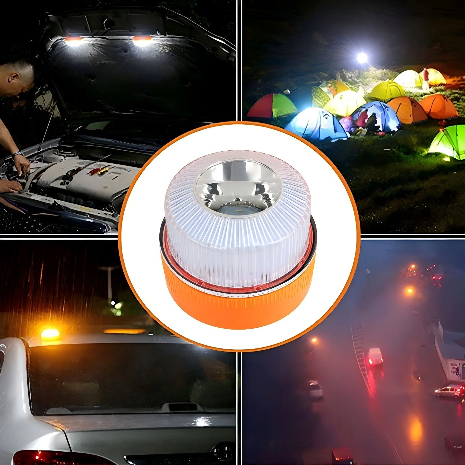 2026 New Spain DGT 3.0 Approved Car Emergency Light V16 with SIM Geolocation Caution Light Data Plan Expires 2038