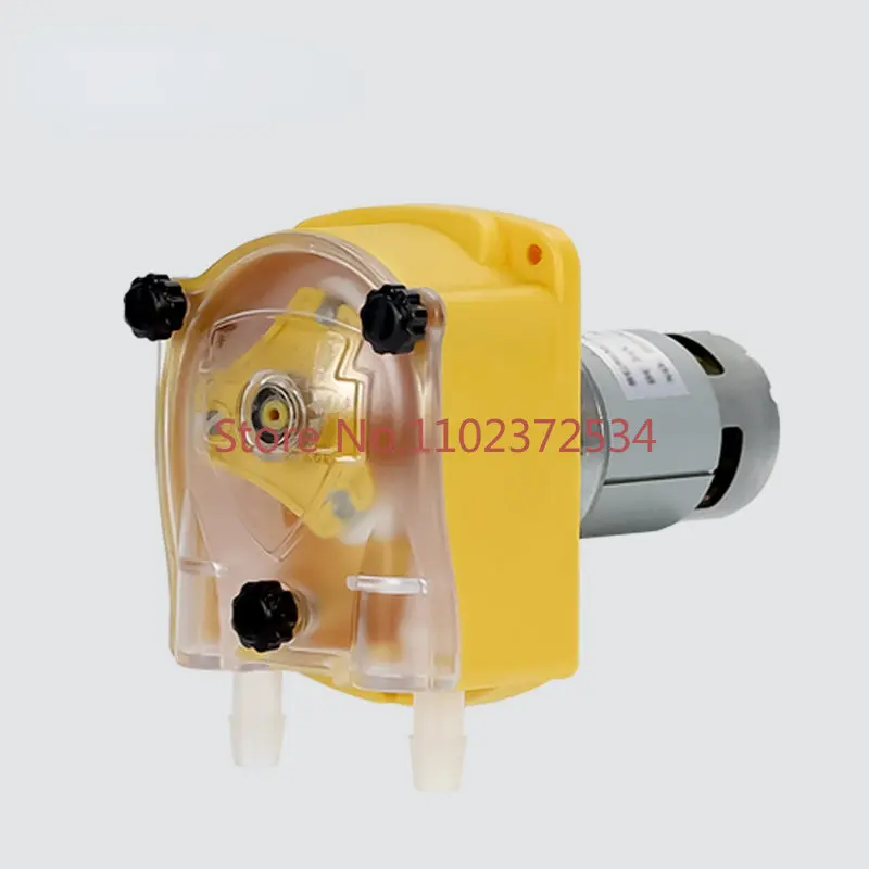 JIHPUMP 683K large flow stepper motor peristaltic pump 12v 24v for high quality flow viscous glue syrup liquid