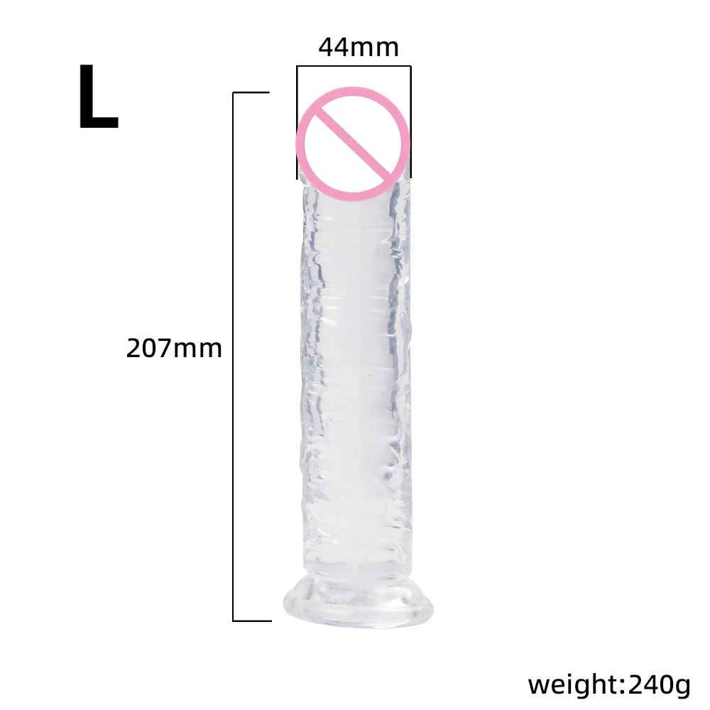 Dildo Adult Toys Erotic Soft Jelly Strong Suction Cup Dildo Anal Butt Plug Realistic Penis G-spot Orgasm Sex Toys For Woman Men