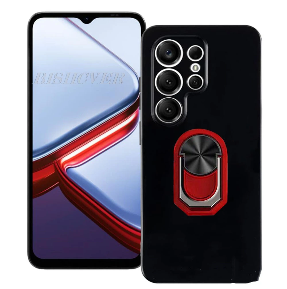 For Doogee Note 56x Pro 6.56" 2025 Doogee Note 56X Pro Note 56X Back Ring Holder Bracket Case Smartphone TPU Soft Silicone Cover