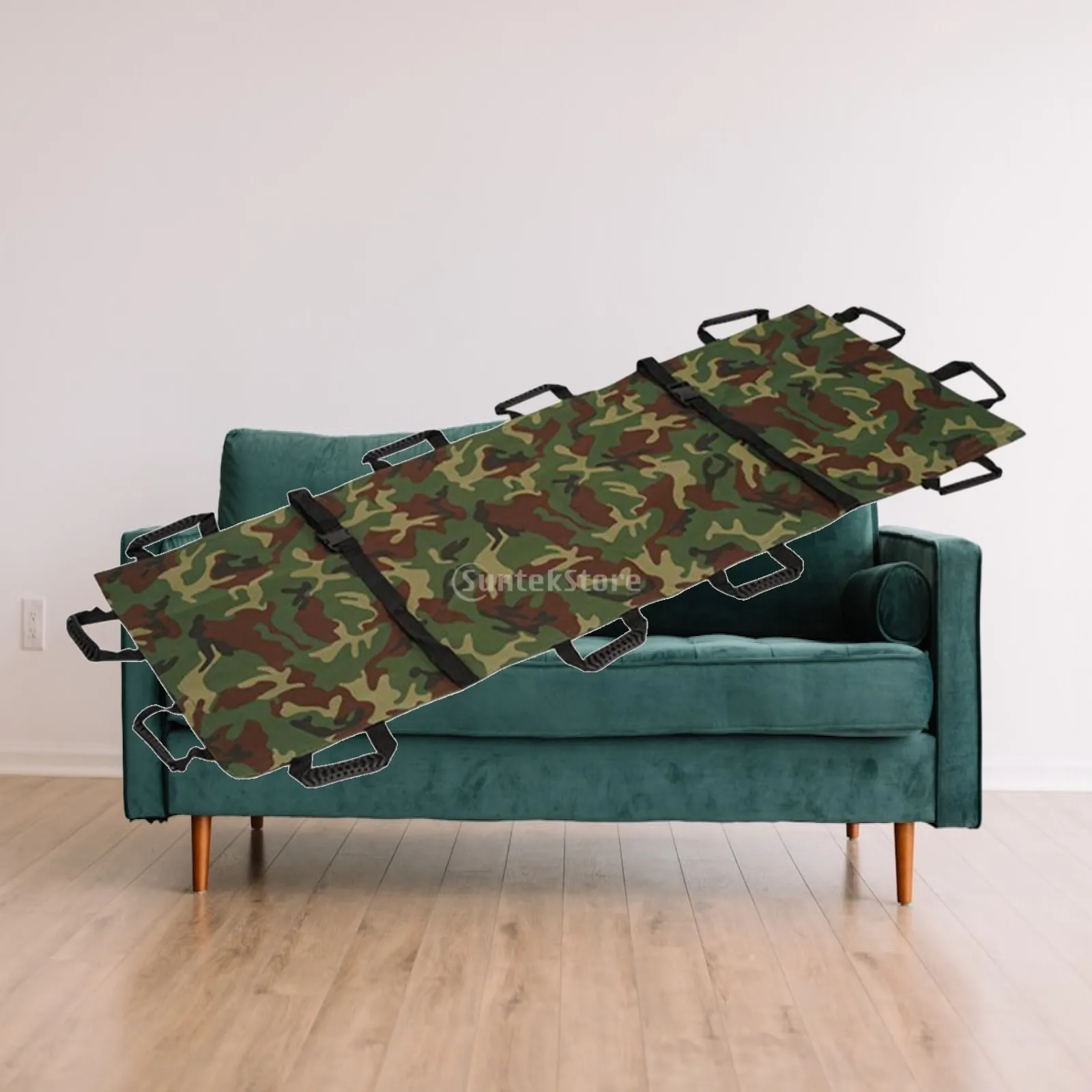 Portable Emergency Rescue Back Stretcher Folding Soft Transport Stretcher for Clinic Hospital with Carry Bag