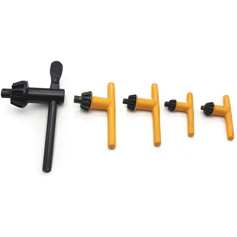 ABGG-5 Pcs Replacement Drill Chuck Key Wrench Electric Drill Clamping Tool (Chuck Diameter 20Mm/16Mm/13Mm/10Mm/ 6Mm)
