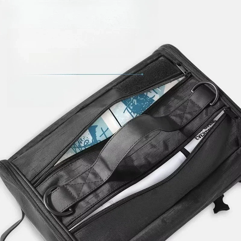 Bicycle 22L Large Capacity Triangle Bicycle Bag 2 in 1 Dry and Wet Separation Lightweight Bicycle Sports Storage Bag