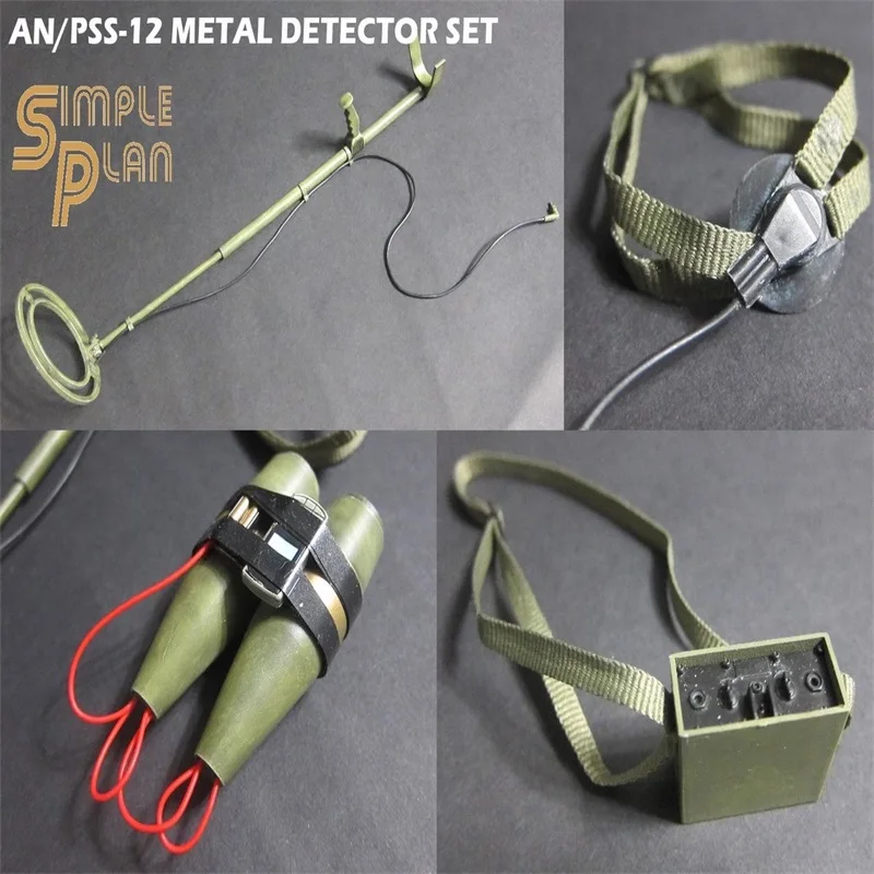 Plan simples an/PSS-12 1/6 acessórios de cena de soldado equipamento militar um conjunto modelo de brinquedo adequado para figura de ação de 12 ''em estoque