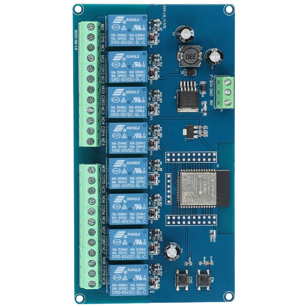 ESP32 WIFI Bluetooth-compatible BLE Relay Module DC 5-30/60V Power Supply Module ESP32 WIFI BT BLE Relay Module