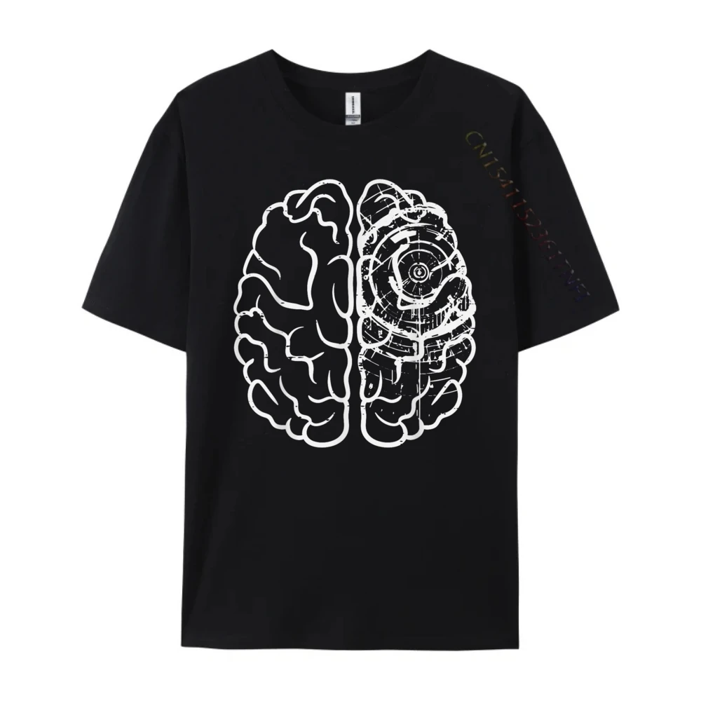 Programmer Brain Developer Coder Tech Computer Ai Women Graphic T Shirts Men Oversized Cotton Comfort White T Shirt Men Classic