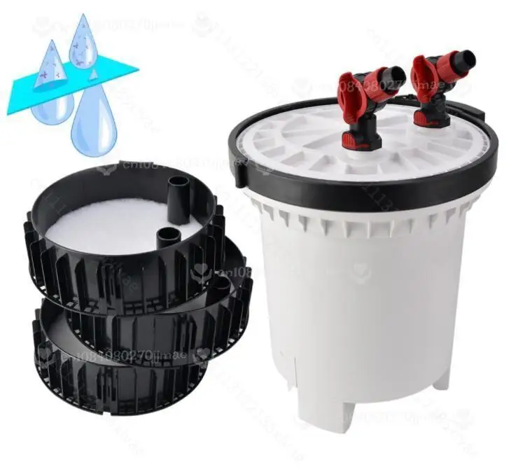 Eco Friendly Plastic Aquarium Sponge Filter External Fish Tank Filter Aquaculture Equipment for Fish Tank Water Purification