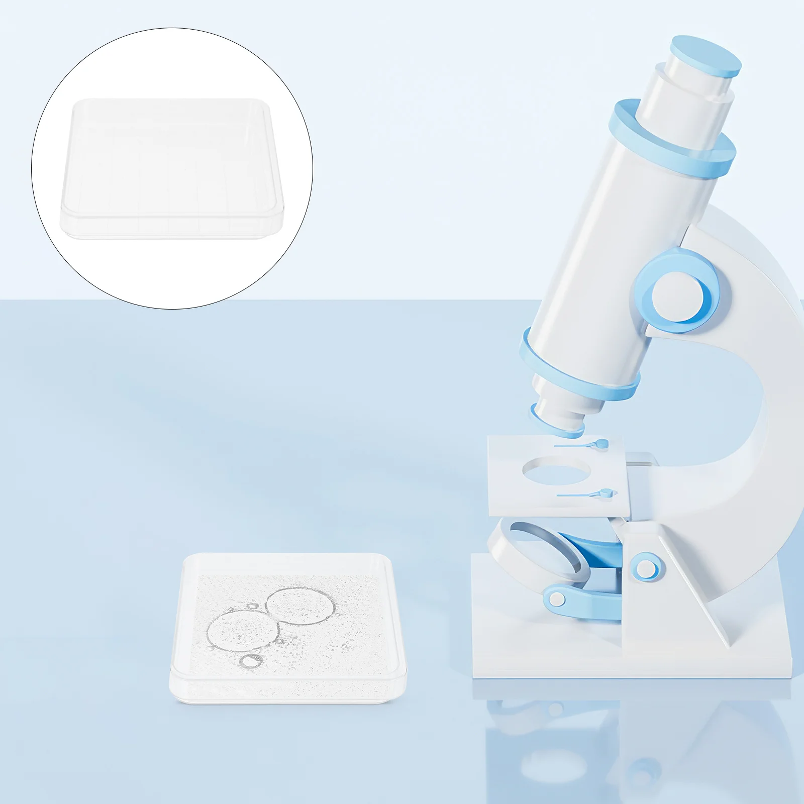 

10 set Square Petri Dish Sterile Disposable Plastic Culture Container For Lab Research Bacterial Experiment Plastic Petri Dish