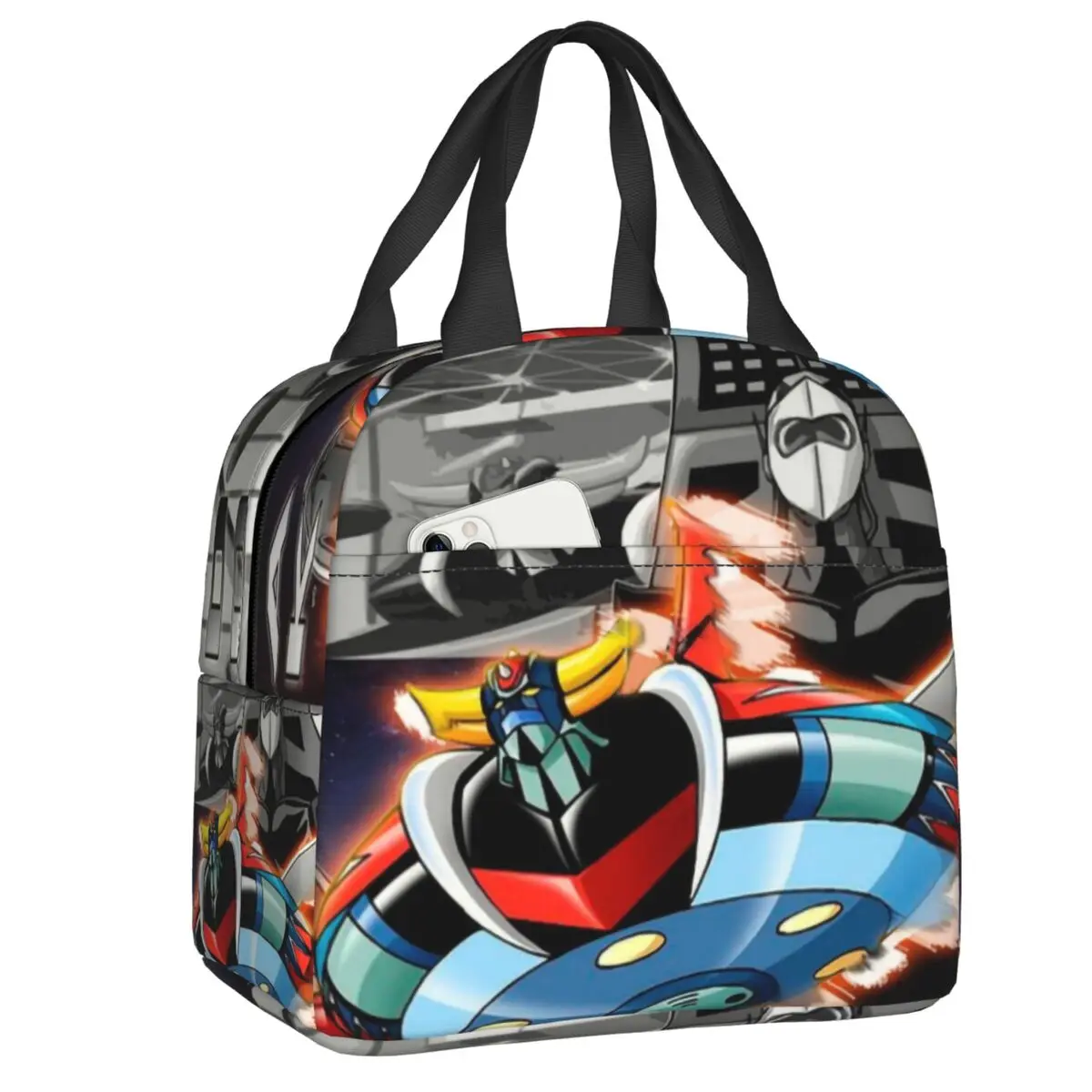 

Портативные ланч-боксы Goldrake Goldorak Anime Mazinger Z, термосумка для еды UFO Robot Grendizer Cooler, изолированная термосумка для еды