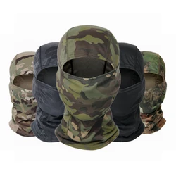 Pasamontañas de cara completa, bufanda para el cuello, calentador de cabeza, ciclismo al aire libre, gorra de senderismo, bufanda de esquí, camuflaje