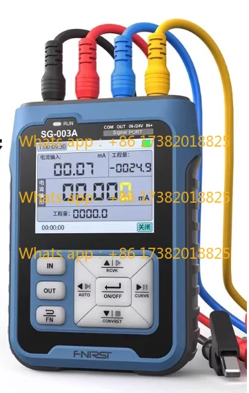 

Усовершенствованный генератор сигналов SG-003A 4-20 мА 0-24 В, регулируемый аналоговый генератор тока и напряжения, симулятор, графики в реальном времени