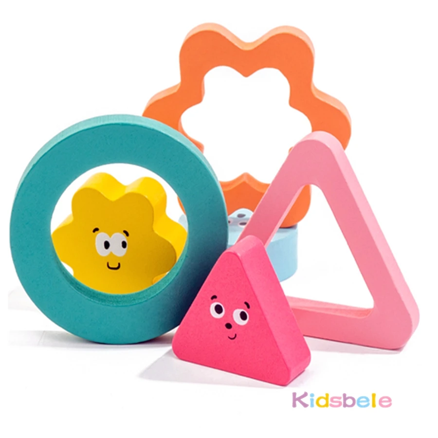 شكل اللون المعرفي مونتيسوري خشبية المغناطيسي الصيد تعلم لعبة تعليمية هدية عيد ميلاد للأطفال لعبة التدريب التركيز