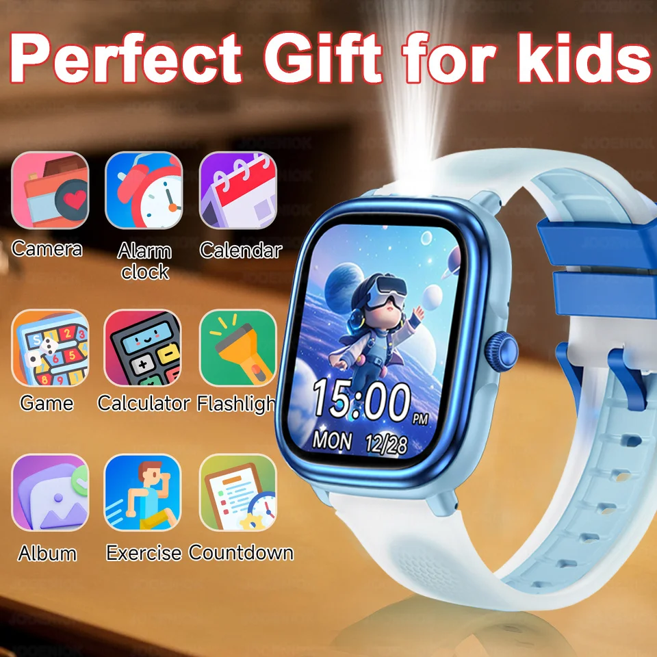 

2026 New Kids Smartwatch For Children Games Music Flashlight 1.83-inch Screen Multifunctional Learning Watches Gift Boys Girls
