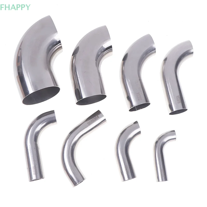 19/25/32/38/51/63 mm Acero inoxidable 304 OD Codo 90 grados Codo de soldadura Accesorios de conexión de tubería