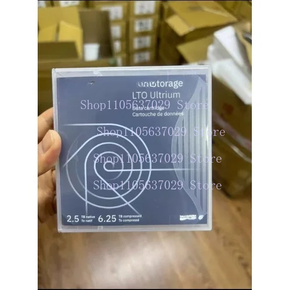 1pcs New For IBM LTO6 data backup tape 00V7590 with a capacity ranging from 2.5TB to 6.25TB. Latest packaging