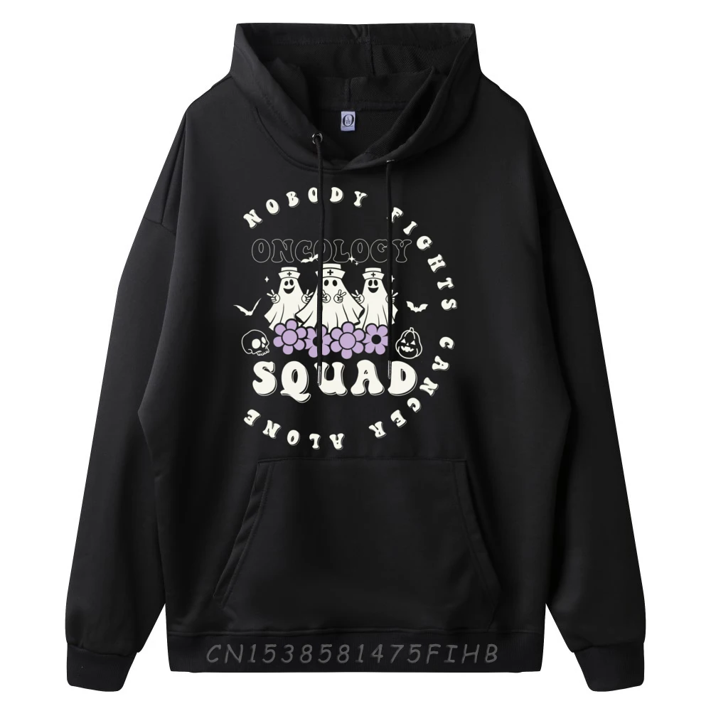 Halloween Oncology Nurse Squad Retro Tee Pediatric Oncology Luxury Designer Luxury Hoodie Happy New Years