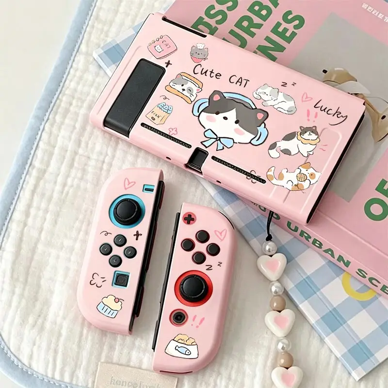 Protective Case Accessories Anti-Scratch Shell Protector for Nintendo Switch NS Game Console TPU Split Protective Case