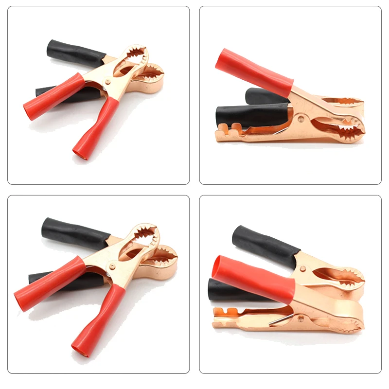 50A 80mm DIY Connector Electric Crocodile Clip Car Battery Clip Car Test Probe Electric Tool .A5