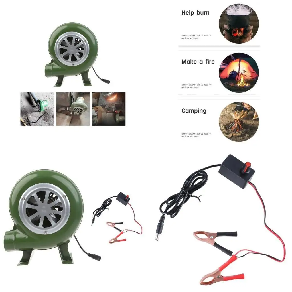 

R9UF BBQ Air Movers Blower вентилятор 12 В, Центробежный вентилятор с переменной скоростью со скоростным контроллером Camping