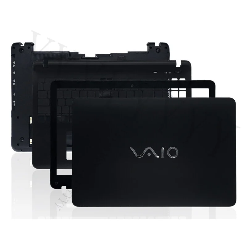 Y+ For Sony VAIO SVF152 SVF153 A/B/C/D case set with keyboard black white