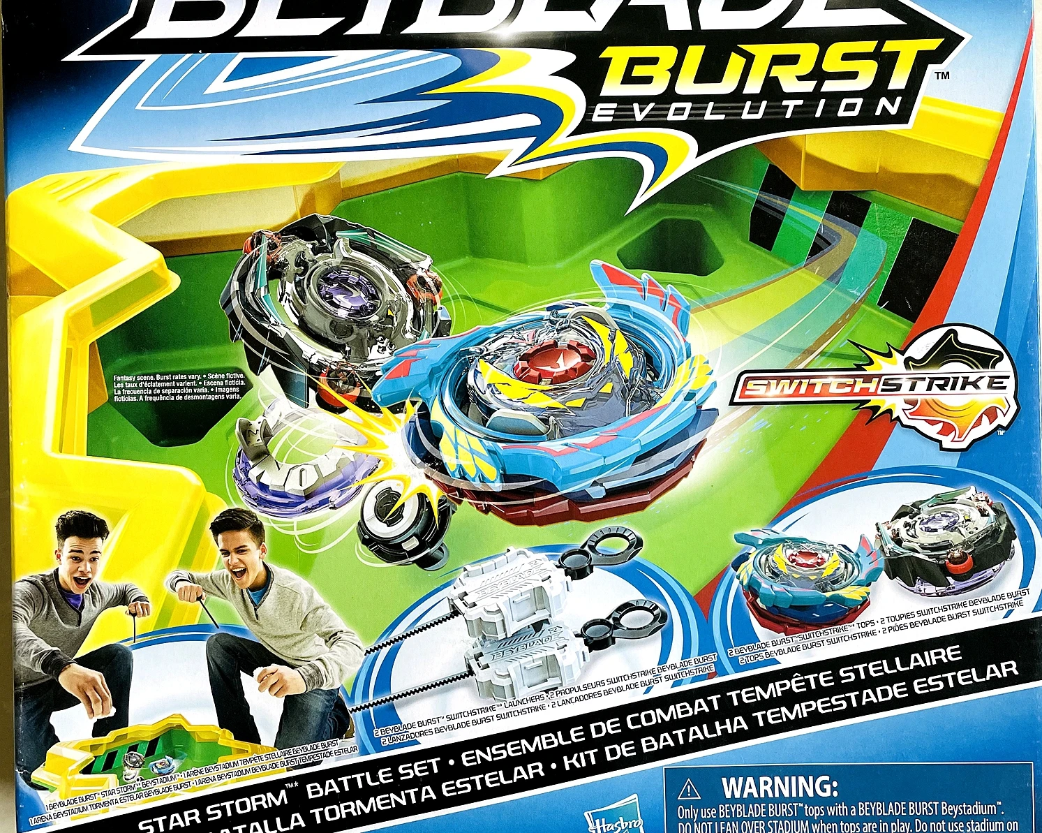 GENUINE Toupie Beys B-74/73 Burst switch strike star storm battle set ,Original Packaging ,with launcher and Stadium