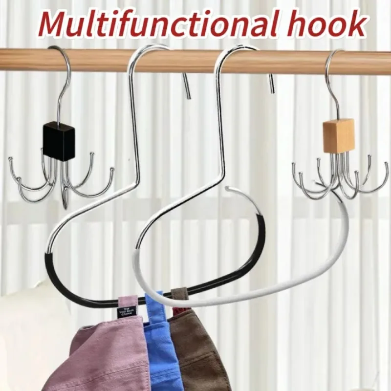 Storage Artifact Hook Hanger Suitable for Hats Tie Scarves Bags Multifunctional Display Stand Strong Load Support No Deformation