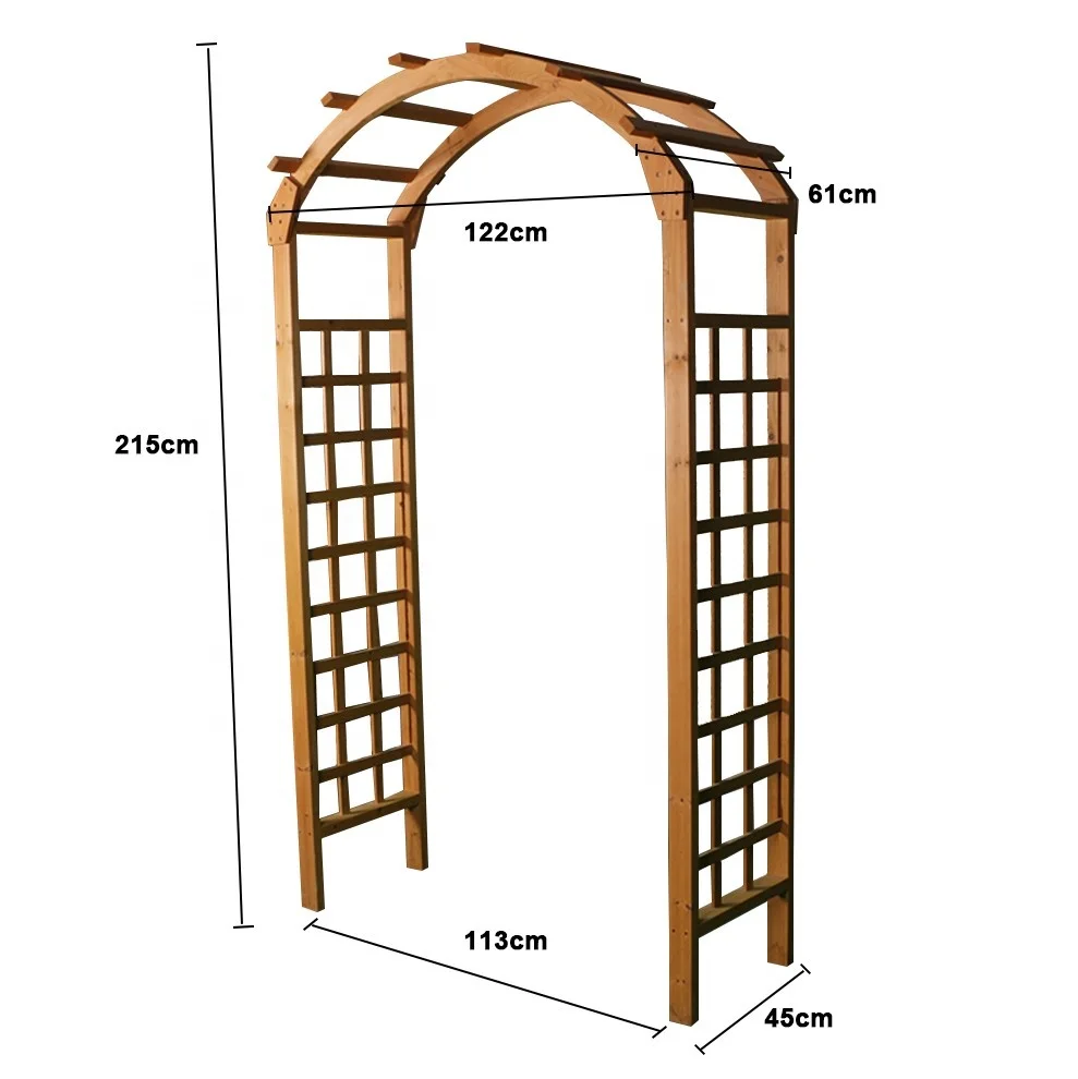 

Custom Available Large Garden Arch Trellis Garden Pergola Outdoor Arch for Climbing Plants