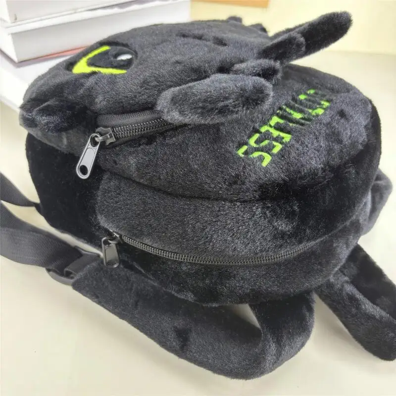 Plecak Pluszowy Bez Zębów Kreskówkowy Kawaii Smoczy Mistrz Uprzążania Smoków Plecak Pluszowy Nocny Zły Dzieciak Plecak Uczniowski Plecak Dziecięcy