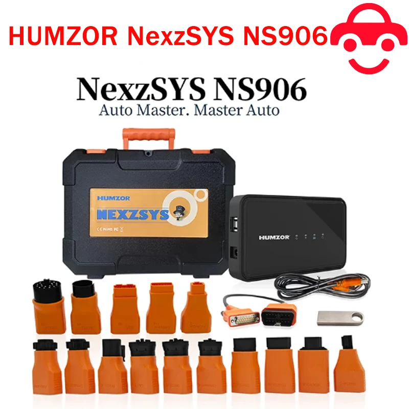 

2024 HUMZOR NexzSYS NS906 Car And Truck Diagnostic Tools Support 35 Special Functions Multi-languages Android & IOS& Window