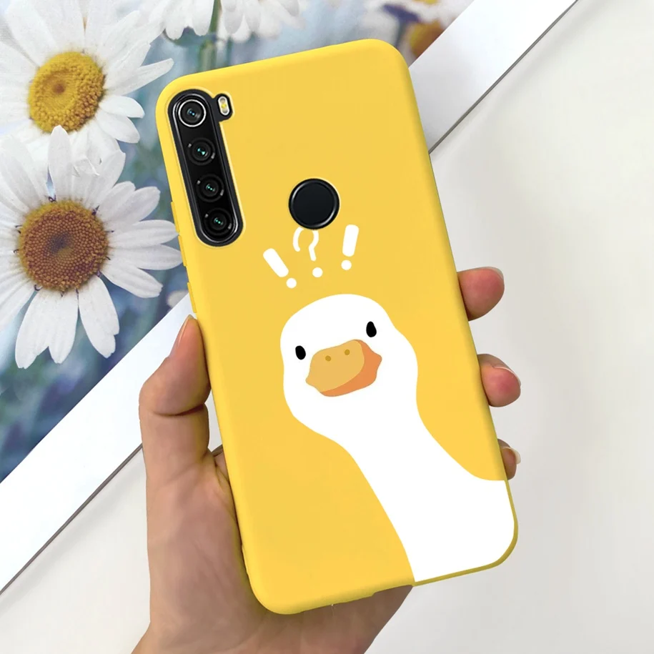 For Xiaomi Redmi Note 8T Case TPU Soft Silicone Cover For Xiaomi Redmi Note 8 2021 Note8T note8 NOTE 8 T Bumper Flower Girls Bag