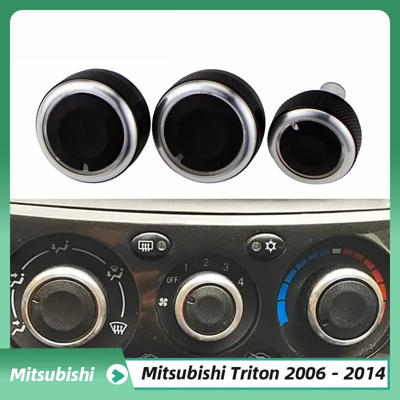 

Car Air AC Knobs for Mitsubishi Triton 2006 - 2014 3Pcs/Set Car AC Air Conditioning Knob Heat Control Switch Knob Accessories