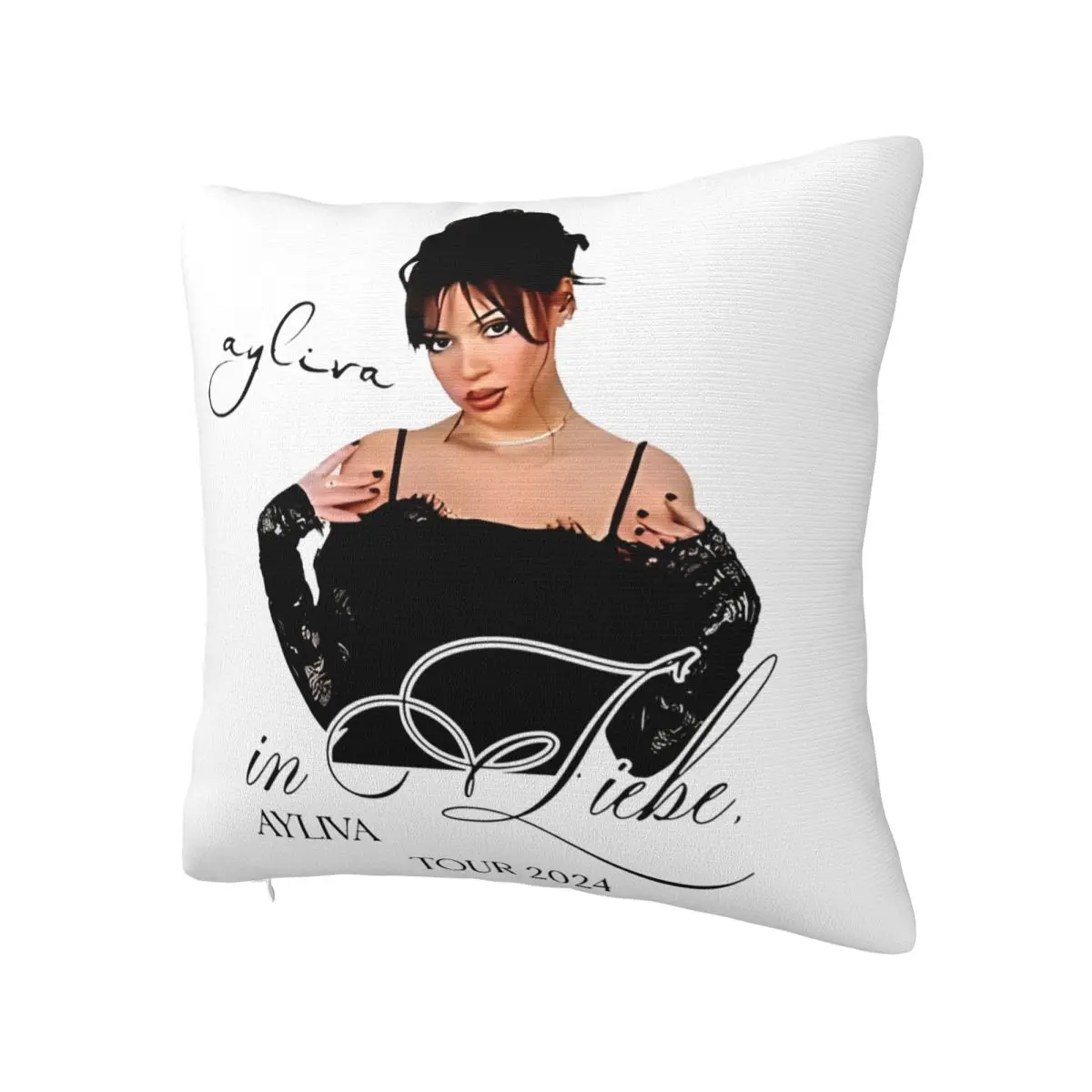 Ayliva In Liebe Tour 2024 Pillowcase Printed Polyester Cushion Cover Decorations Music Pillow Case Cover Home Drop Shipping 18''