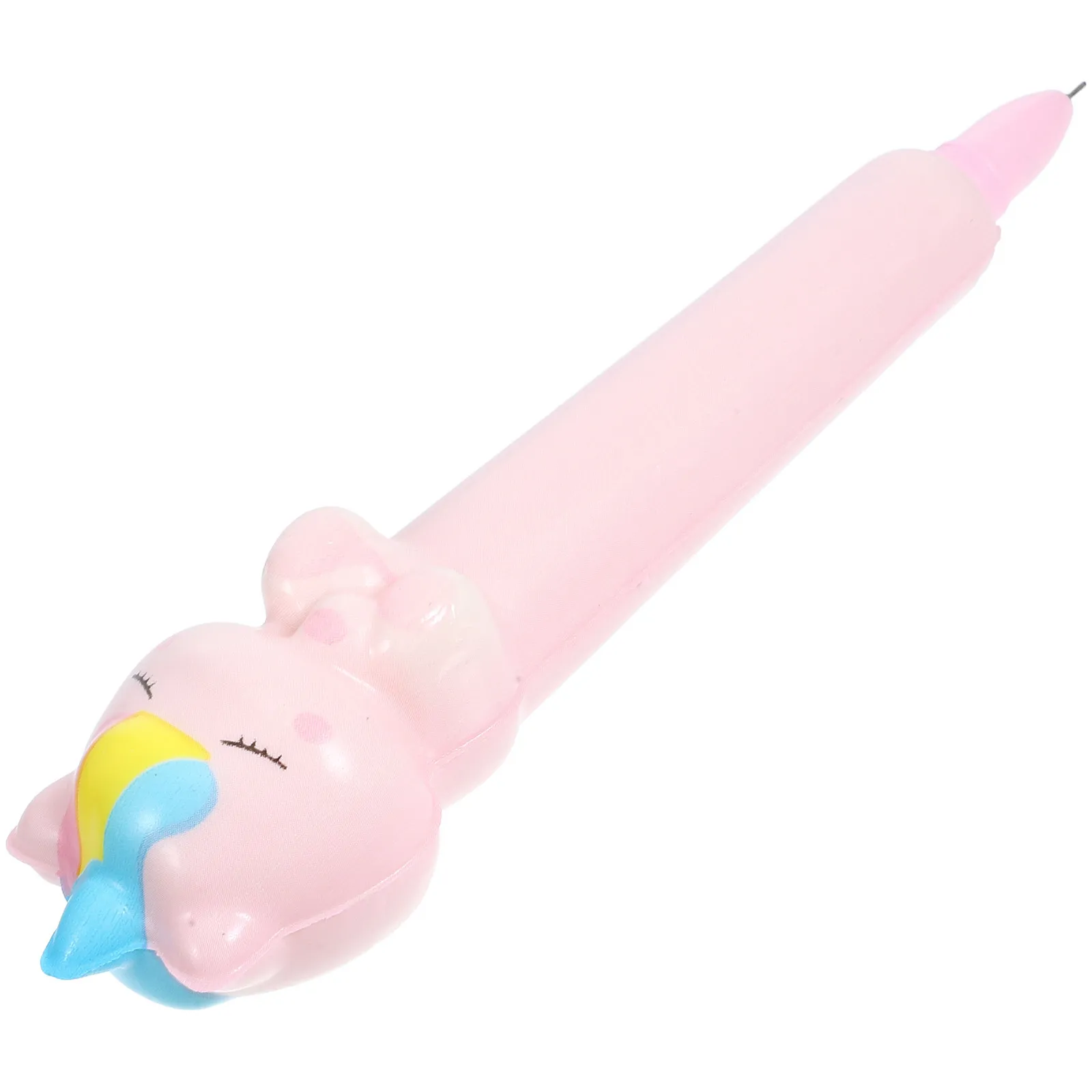 

Гелевая ручка с милым мультяшным дизайном и губчатым наконечником для детей и студентов: плавное письмо, комфортный захват, удобные канцелярские принадлежности