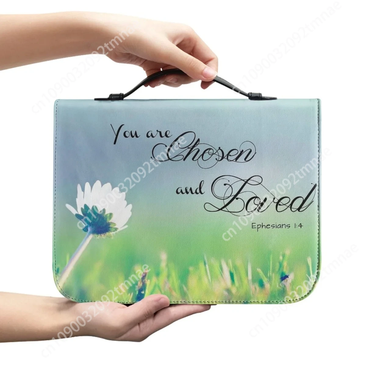 Landscape Pattern Portable Bible Bags for Women Girls Church Prayer Women's Bible Bag Custom Comfort Scripture Design Bible Bag