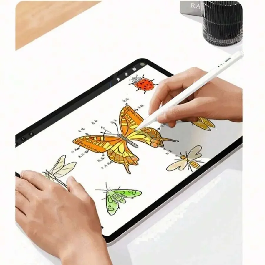 قلم ستايلس لأقلام الرصاص مع شاشة عرض طاقة رفض اليد لـ 2022-2018 iPad/air/Pro Apple Pencil لملحقات iPad