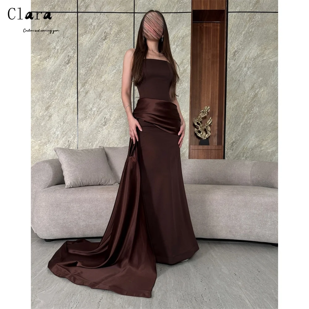 

Clara Custom Fishtail Tube Top Fishtail Backless Bespoke Occasion Dresses for Luxury Party Party Long Dress 2026 Woman Evening
