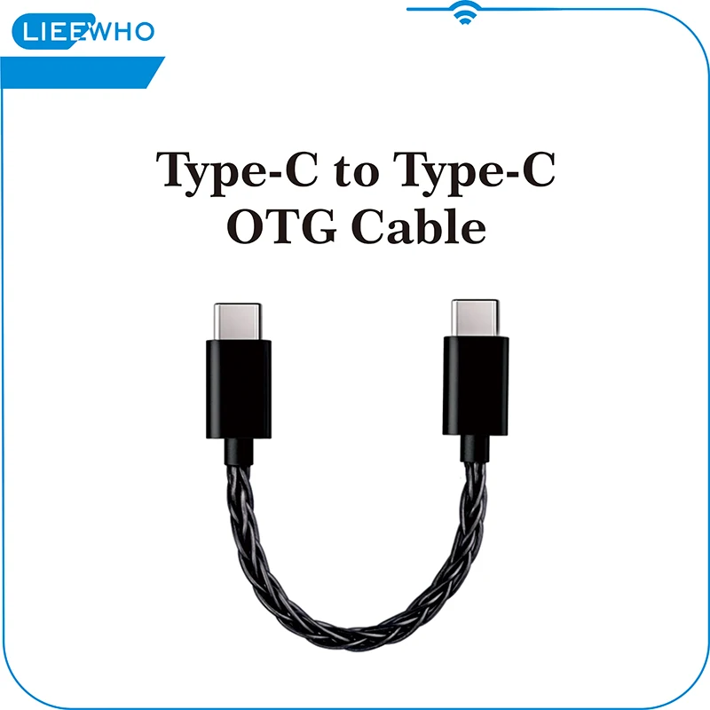 LIEEWHO silver-plated copper Lightning to TypeC Data Cable to Connect iOS Devices with USB-C DAC / AMP(12cm)