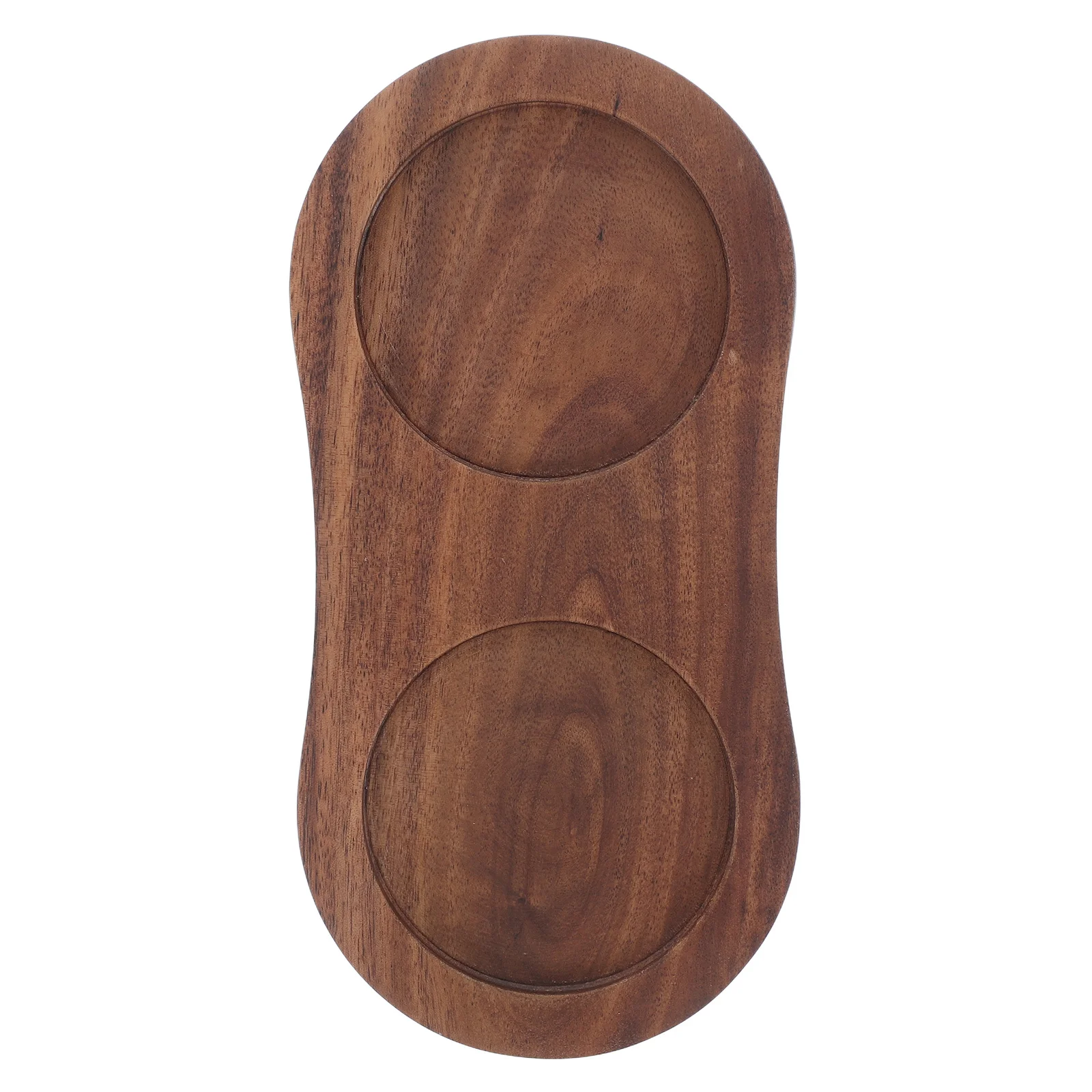 

Wood Salt Pepper Mills Tray Antislip Base Stable Grinder Holder Elegant Design Kitchen Storage Display Shelf For Spice