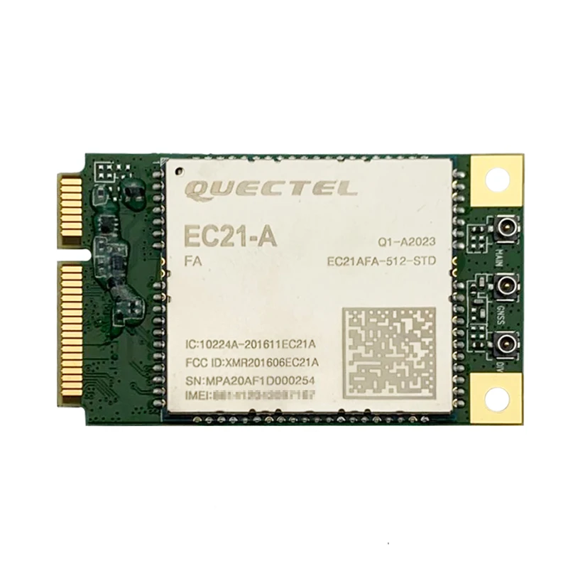 

Quectel EC21 EC21-A LTE Cat1 Mini Pcie module FDD-LTE/TDD-LTD B2/B4/B12 4G Modem AT&T North Amercian