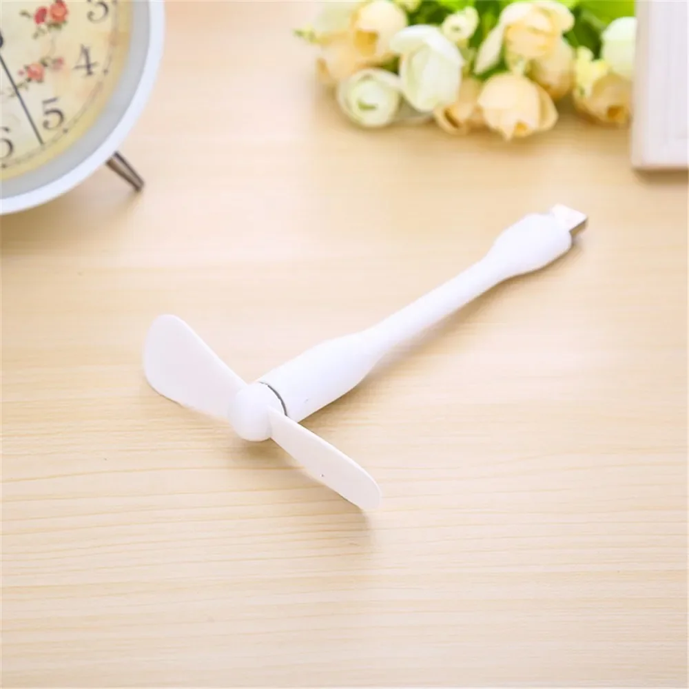 Small Fan Portable Flexible Mini USB Fan Bendable removable USB Gadgets Low power for Powerbank for PC for laptop For OTG