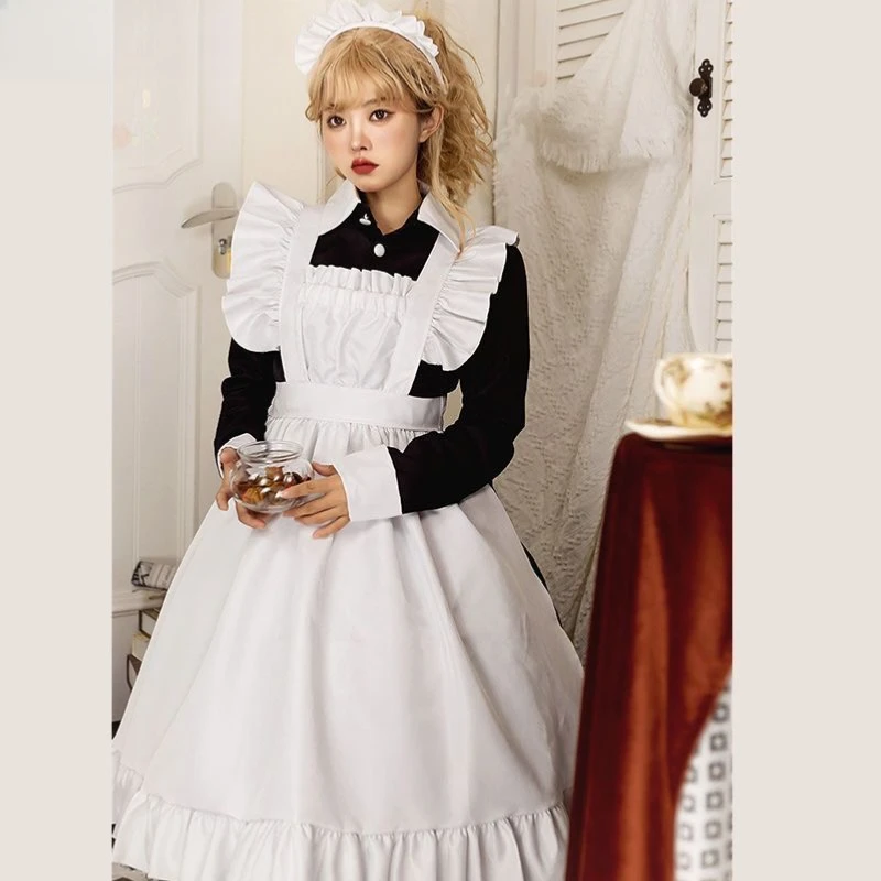 Schattige Lolita Meid Jurk Uniformen Cosplay Kostuum Japanse Anime Halloween Verjaardagsfeestje Optreden Meisjes Kleding